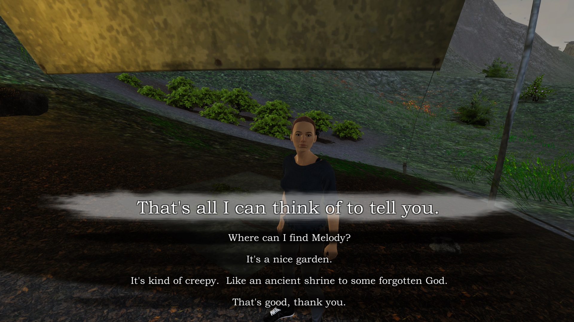 dialogue options